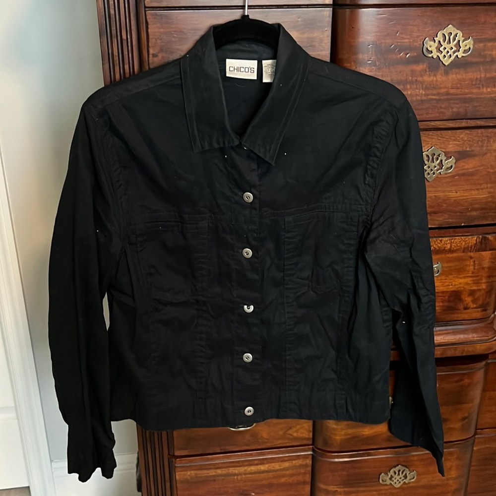 Chico’s 100% cotton jacket